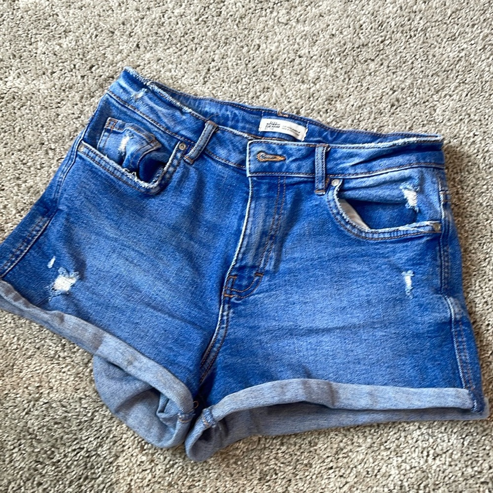 Zara denim shorts